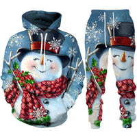 Fashionable Sporty Long-sleeve Pullover Hoodie Set