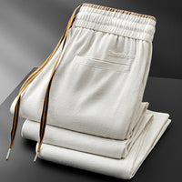Men's Micro Wide Straight Breathable Sports Pants