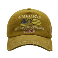 Embroidery 250th Anniversary Commemorative Hat Baseball Cap