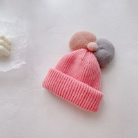 Children Princess Bow Knitted Woolen Hat