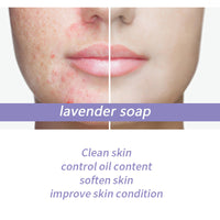 Lavender Handmade Soap Facial Body Moisturizing And Cleaning