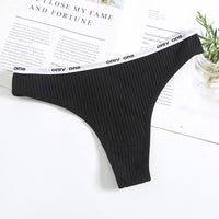 Women's Cotton Low Waist Seamless Thong