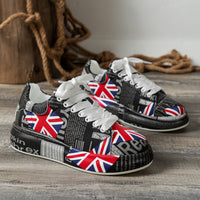 Women's Fashion Casual Platform Painted Sneakers