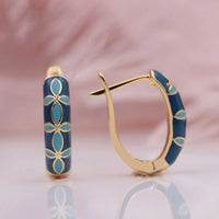 Fashionable Flower-patterned Earrings For Women