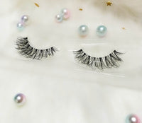 Simulation 3D Chemical Fiber False Eyelashes Transparent Stem High Temperature Silk