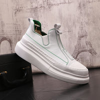 Versatile Trend Inside High White Skates Male