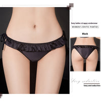 Women's High Elastic Comfortable Low Pants Lace Rope Underwear