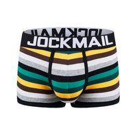 Striped Rainbow Personalized Tide Boys Quadrangular Shorts