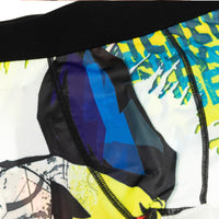 Printed Boxer Ice Silk New Long Cycling Charging Swimming Trunks