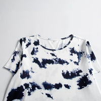 Women's New Casual Round Neck Printed Long Sleeve Mid-length Top