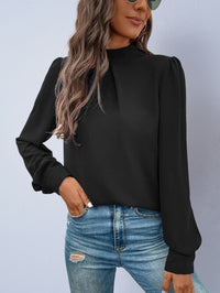 Women's Satin Fashion Long-Sleeve Blouse