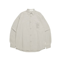 Retro Wrinkle Dry Pocket Design Shirt Loose Long Sleeve