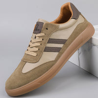 German-trained Men's Genuine Leather Breathable Sneakers