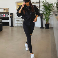 Sexy Stretch Frayed Jeans With Ripped Feet