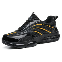 PU Leather Labor Protection Shoes With Anti-smashing Function