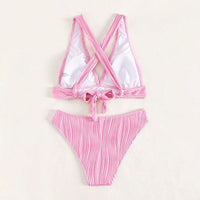 Halter Strap Split Swimsuit Women's Bikini