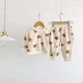 Baby Clothes Suit Cotton Round Neck Bear Cartoon Sweater