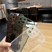 Black And Transparent Fine Pupil Pupil Mobile Phone Case