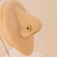 Vintage Zircon Stainless Steel Nose Nail