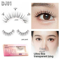 Eyelash Peak Natural False Eyelashes Sheer Root One-pair Package