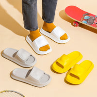 Soft Slippers EVA Home Shoes For Women Men Non-slip Bathroom Slippers