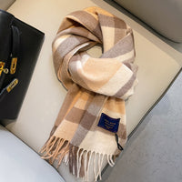 Wool Scarf Men's Winter Red New Style Fruit Green Gray