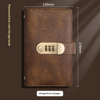 New Cash Savings Book Financial Storage Book Password Lock Savings Clip