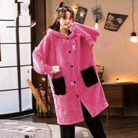 Angry Little Coral Fleece Pajamas Women