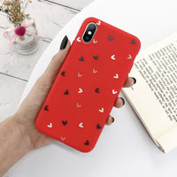 Love Frosted Soft Shell Phone Case
