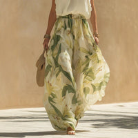 Women's Waist-Cinching Ruffle-Trimmed Elegant Dress
