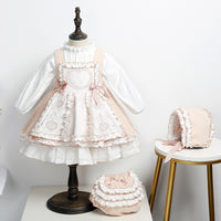 Girls Sling Dress Lolita Princess Dress Children's Dress Set