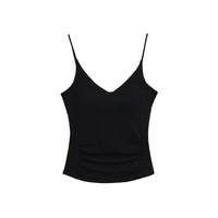 Womens Tank Top With Chest Pads Bodycon Style