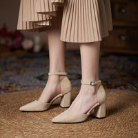 Women's All-match Casual Large Size Hollow High Heels