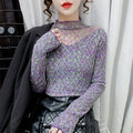 Elegant And Sweet Floral Lace Top For Women