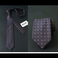 Male business striped retro suit tie