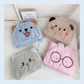 Absorbent Soft Hooded Children's Bath Towel, Bathrobe, Sand Blanket, Cloak,Quilt Blanket