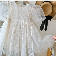 Fashion Personality Dress Girl Bubble Sleeves