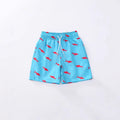 Boy Loose Lace-up Adjustable Sports Shorts