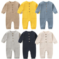 Baby Jumpsuit Newborn One-piece Long Sleeves Romper