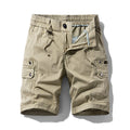 Casual Pants Men's Summer Thin Men's Overalls Men's Cotton Multi-pocket Trousers Teen Trend Wear-resistant Straight-leg Pants