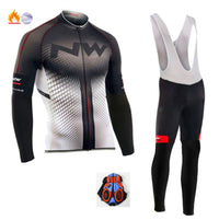 Cycling jersey long sleeve suit