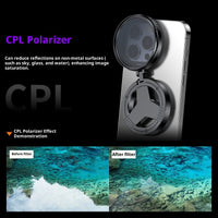 Magnetic Polarizer Lens For Mobile Photography
