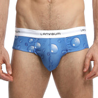 Men Low Waist Triangle Printed Shorts