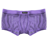 Men's Underwear Mesh Breathable Boxers Transparent