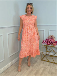 Women's Elegant Floral Print Dress