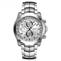 Men's Business-Casual Alloy Waterproof Quartz Watch