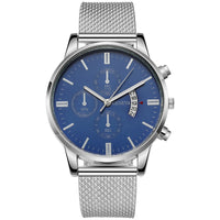 Mens Watch Fake Three-Subdial Six Hands Calendar Casual Fashionable Business Quartz