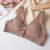 Nursing Bra For Pregnant Women Made Of Pure Cotton With A Push-up Design To Prevent Sagging