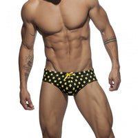 New Men's Triangle Swimsuit Color Blocking