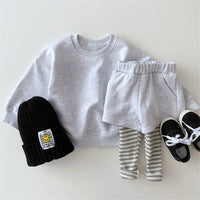Two-piece Baby Casual Candy Color Sweatpants